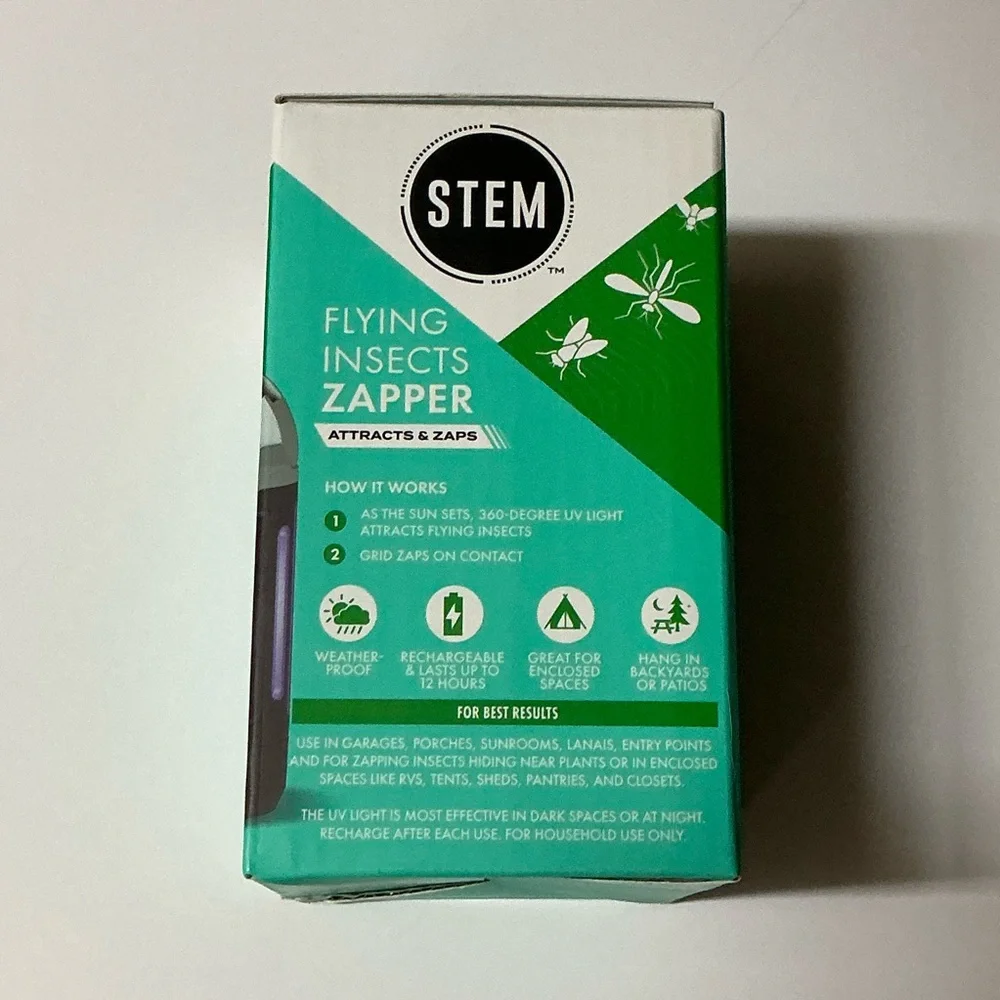 STEM Insect Zapper in Grey Plastic Coating - Picture 6 of 7